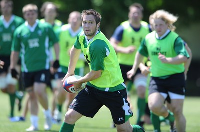 04.06.09 - Wales Rugby Training - Andrew Bishop in action during training. 