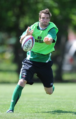 04.06.09 - Wales Rugby Training - Nicky Robinson in action during training. 