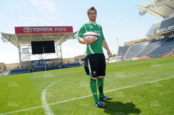 04.06.09 - Wales Rugby Training - Wales' Nicky Robinson at Toyota Park, Chicago ahead of his teams match against USA on Saturday. 