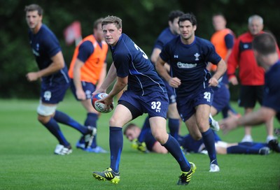 04.08.11 - Wales Rugby Training - Rhys Priestland during training. 