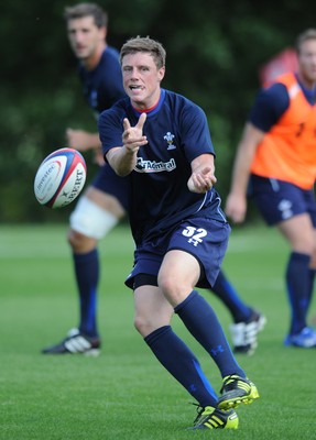 04.08.11 - Wales Rugby Training - Rhys Priestland during training. 