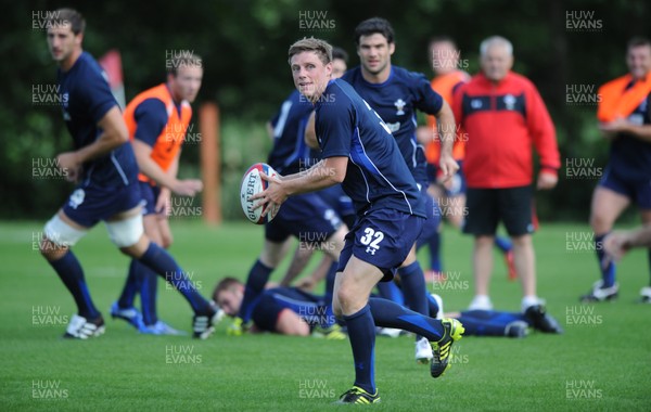 04.08.11 - Wales Rugby Training - Rhys Priestland during training. 