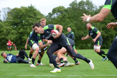 040815 - Wales Rugby Training -Mike Phillips during training