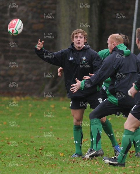 04.11.08 - Wales Rugby New cap Leigh Halfpenny at a training session ahead of his sides clash against South Africa 