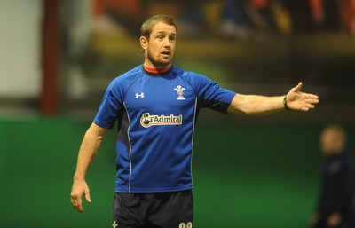 04.11.10 - Wales Rugby Training - Shane Williams during training. 
