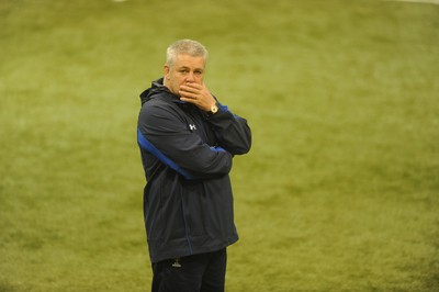 04.11.10 - Wales Rugby Training - Wales head coach Warren Gatland during training. 
