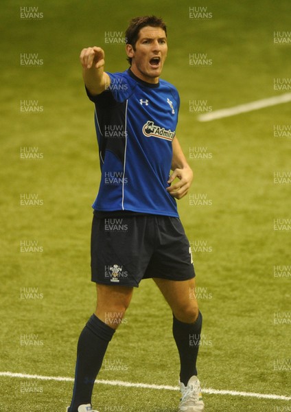 04.11.10 - Wales Rugby Training - James Hook during training. 