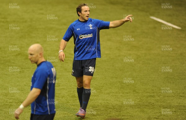 04.11.10 - Wales Rugby Training - Will Harries during training. 