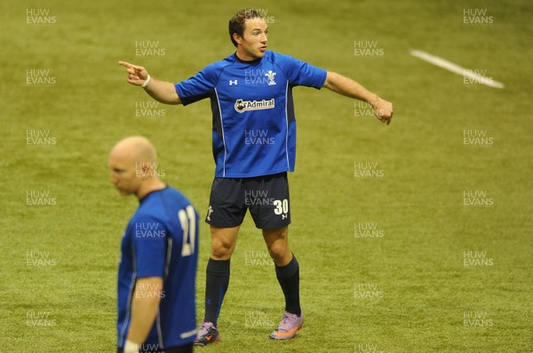 04.11.10 - Wales Rugby Training - Will Harries during training. 