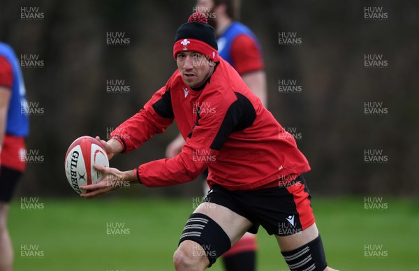 041220 - Wales Rugby Training - Justin Tipuric during training