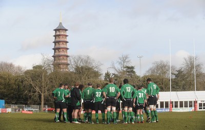 05.02.10 - Wales Rugby Training -  Training next to Kew Gardens. 