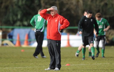 05.02.10 - Wales Rugby Training -  Warren Gatland  