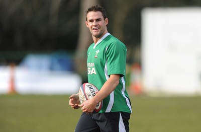 05.02.10 - Wales Rugby Training -  Lee Byrne. 