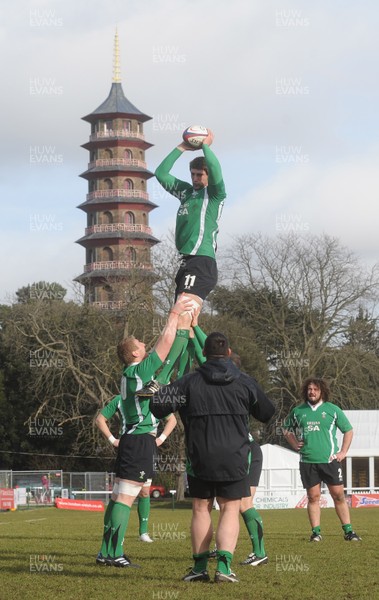 05.02.10 - Wales Rugby Training -  Luke Charteris. 