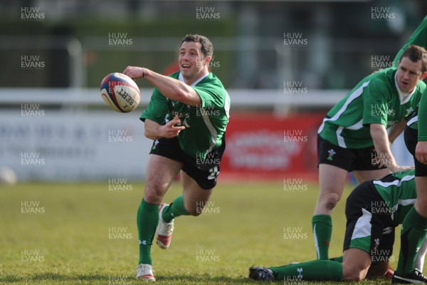 05.02.10 - Wales Rugby Training -  Gareth Cooper. 