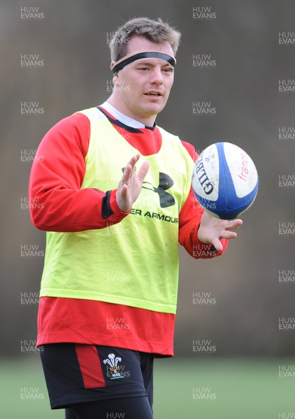 050213 - Wales Rugby Training -Matthew Rees during training