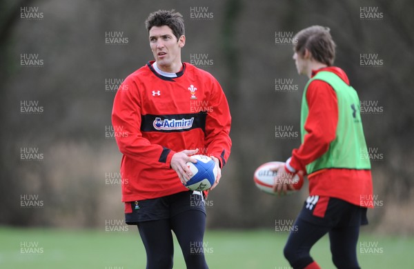 050213 - Wales Rugby Training -James Hook during training