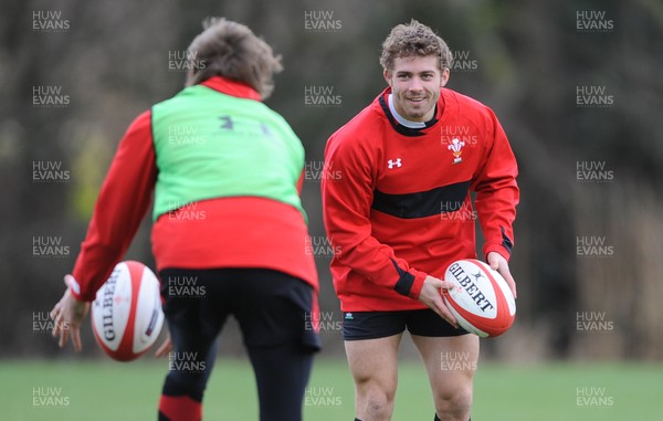 050213 - Wales Rugby Training -Leigh Halfpenny during training