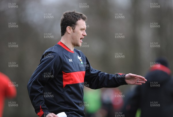 050213 - Wales Rugby Training -Wales coach Mark Jones during training