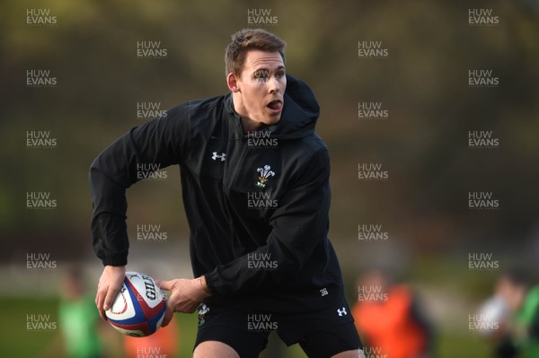050218 - Wales Rugby Training - Liam Williams during training
