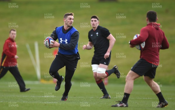 050218 - Wales Rugby Training - George North during training