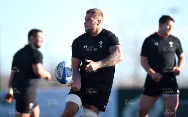 050219 - Wales Rugby Training - Ross Moriarty during training