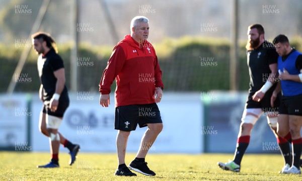 050219 - Wales Rugby Training - Warren Gatland during training