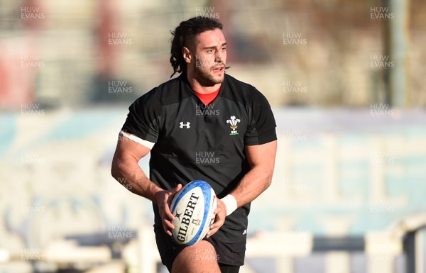 050219 - Wales Rugby Training - Josh Navidi during training