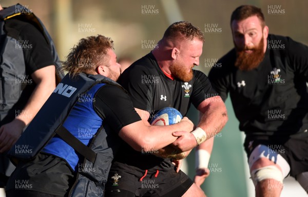 050219 - Wales Rugby Training - Samson Lee during training