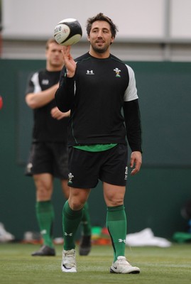05.03.09 - Wales Rugby Training - Gavin Henson during training. 