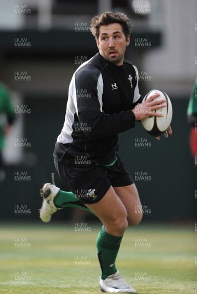 05.03.09 - Wales Rugby Training - Gavin Henson in action during training. 