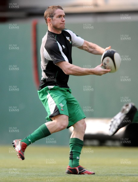 05.03.09 - Wales Rugby Training - Shane Williams in action during training. 
