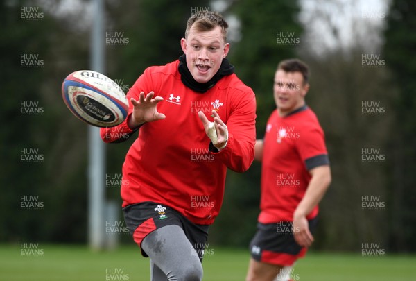 050320 - Wales Rugby Training - Nick Tompkins during training