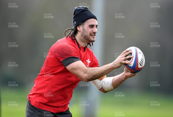 050320 - Wales Rugby Training - Josh Navidi during training