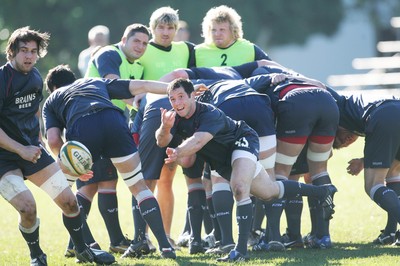 05.06.08 Wales rugby in S.Africa... Wales Gareth Cooper training at Bishop School in Cape Town.   