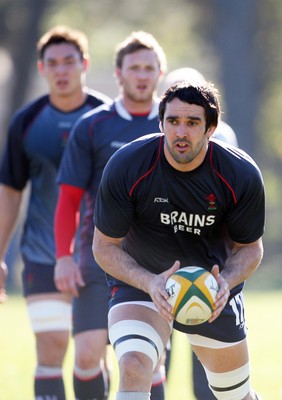05.06.08 Wales rugby in S.Africa... Wales Jonathan Thomas training at Bishop School in Cape Town.   