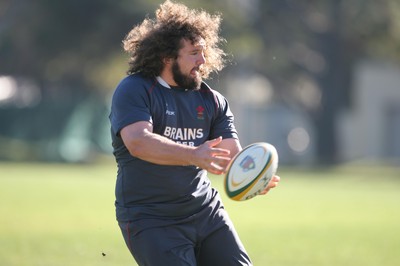 05.06.08 Wales rugby in S.Africa... Wales Adam Jones training at Bishop School in Cape Town.   