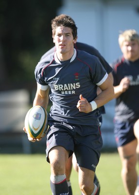 05.06.08 Wales rugby in S.Africa... Wales James Hook training at Bishop School in Cape Town.   