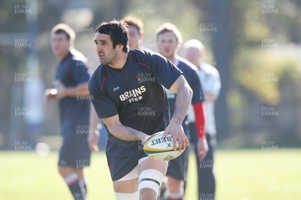 05.06.08 Wales rugby in S.Africa... Wales Jonathan Thomas training at Bishop School in Cape Town.   