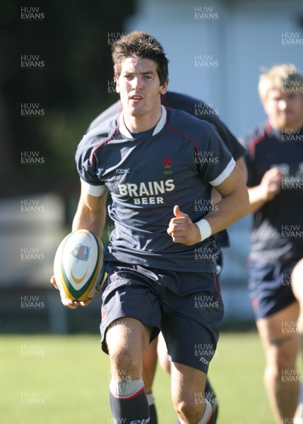 05.06.08 Wales rugby in S.Africa... Wales James Hook training at Bishop School in Cape Town.   