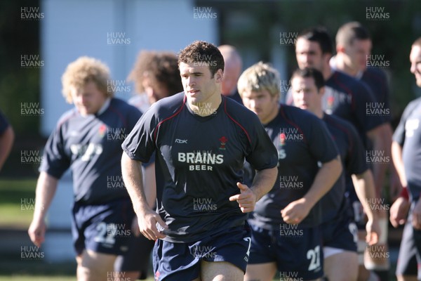 05.06.08 Wales rugby in S.Africa... Wales Jamie Roberts training at Bishop School in Cape Town.   