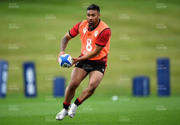 050721 - Wales Rugby Training -  Willis Halaholo during training