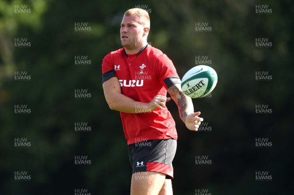 050919 - Wales Rugby Training - Ross Moriarty during training