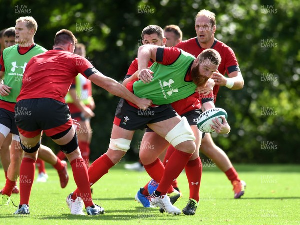 050919 - Wales Rugby Training - Jake Ball during training