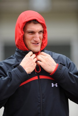 05.10.11 - Wales Rugby Training - Sam Warburton during training. 