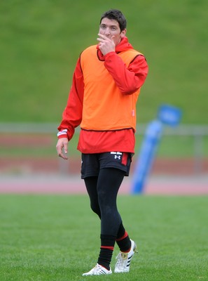 05.10.11 - Wales Rugby Training - James Hook during training. 