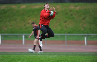 05.10.11 - Wales Rugby Training - George North during training. 
