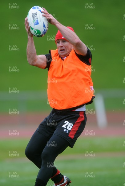 05.10.11 - Wales Rugby Training - Shane Williams during training. 