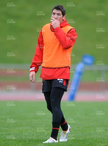 05.10.11 - Wales Rugby Training - James Hook during training. 