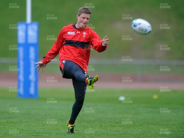 05.10.11 - Wales Rugby Training - Rhys Priestland during training. 